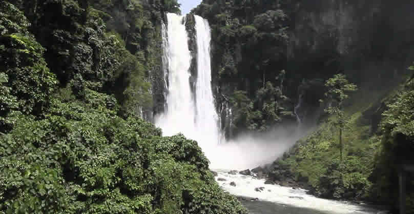 waterfall hiking in Nyungwe Forest