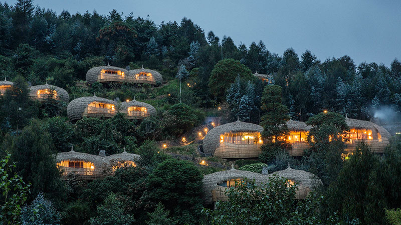 Accommodation in volcanoes Park